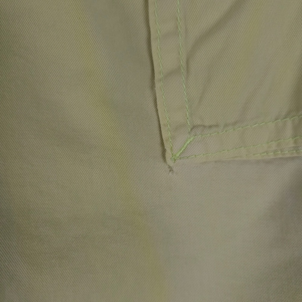 American Eagle Shorts Men 34 Yellow Tie Dye Cargo Distressed Grunge Baggy Skater - Picture 14 of 16